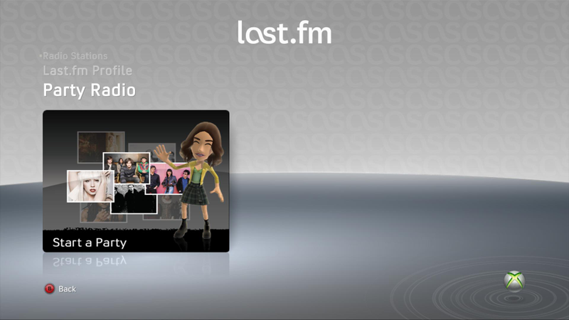 Illustration for article titled Taking A Closer Look At Last.fm On The Xbox 360